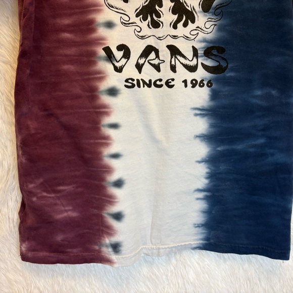 Vans Dual-Tone Tie-Dye Tee - Navy and Maroon - Picture 17 of 17
